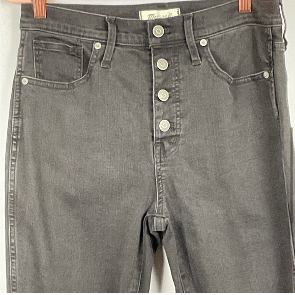 Madewell Berkeley 10” high rise skinny jeans, button fly - Picture 4 of 8